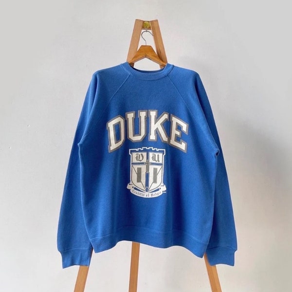 Vintage 90s Duke University Blue Devils sweatshirt, Duke University Shirt/Hoodie, Blue Devils Shirt, Duke University Sweater,father day gift