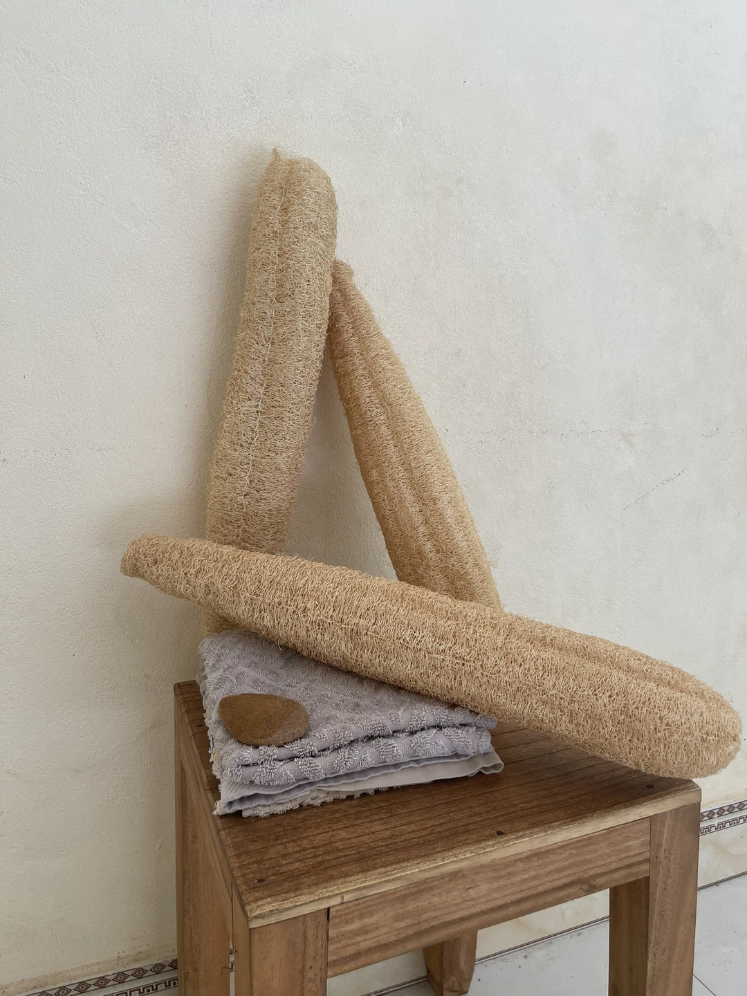 Whole Loofah Natural Loofah Sponge Zero Waste Antibacterial Etsy