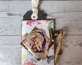 Junk Journal Pockets and Tag Mini Folder Ephemera