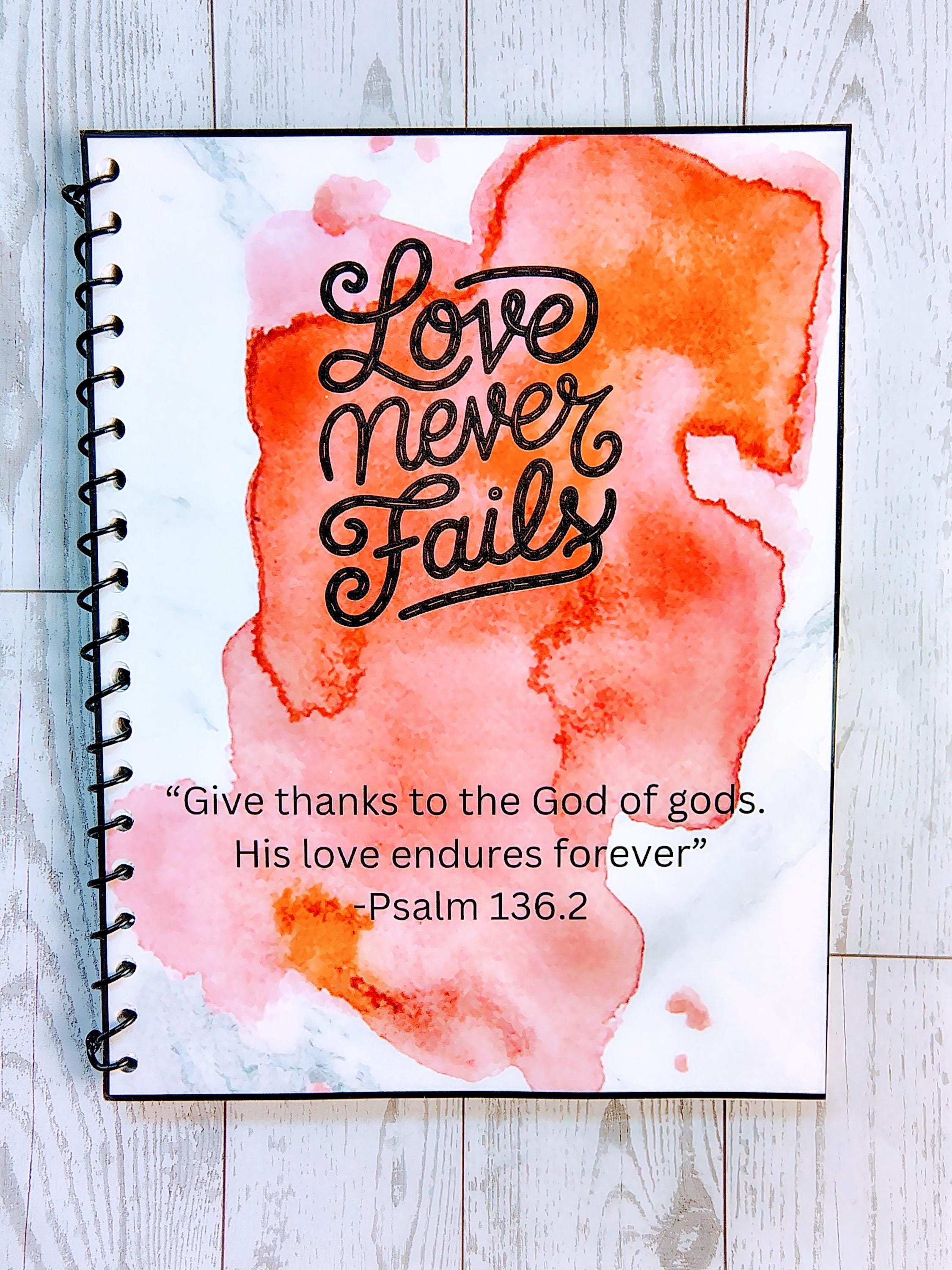 Scripture Notebooks Spiritual Scripture Spiral Notebooks - Etsy