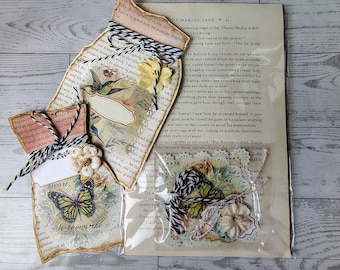 Junk Journal Mason Jar and Bottle Ephemera Kit