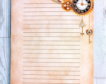 Vintage Steampunk Stationeries, Bound or Loose.