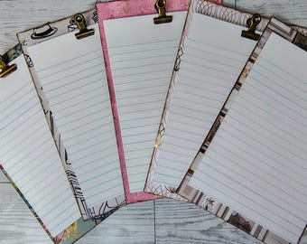 Decorative  Magnetic Clipboards with Paper