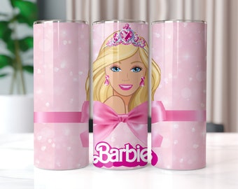 Tumbler Wrap, 20oz Barbie Wrap, Barbie, Pink Tumbler Wrap, 20oz Wrap