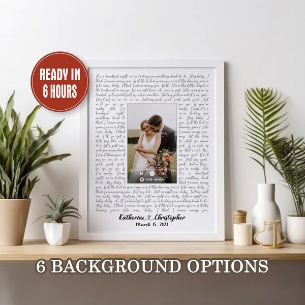 Weddng Song Artwork - Personalzed Frst Dance Canvas