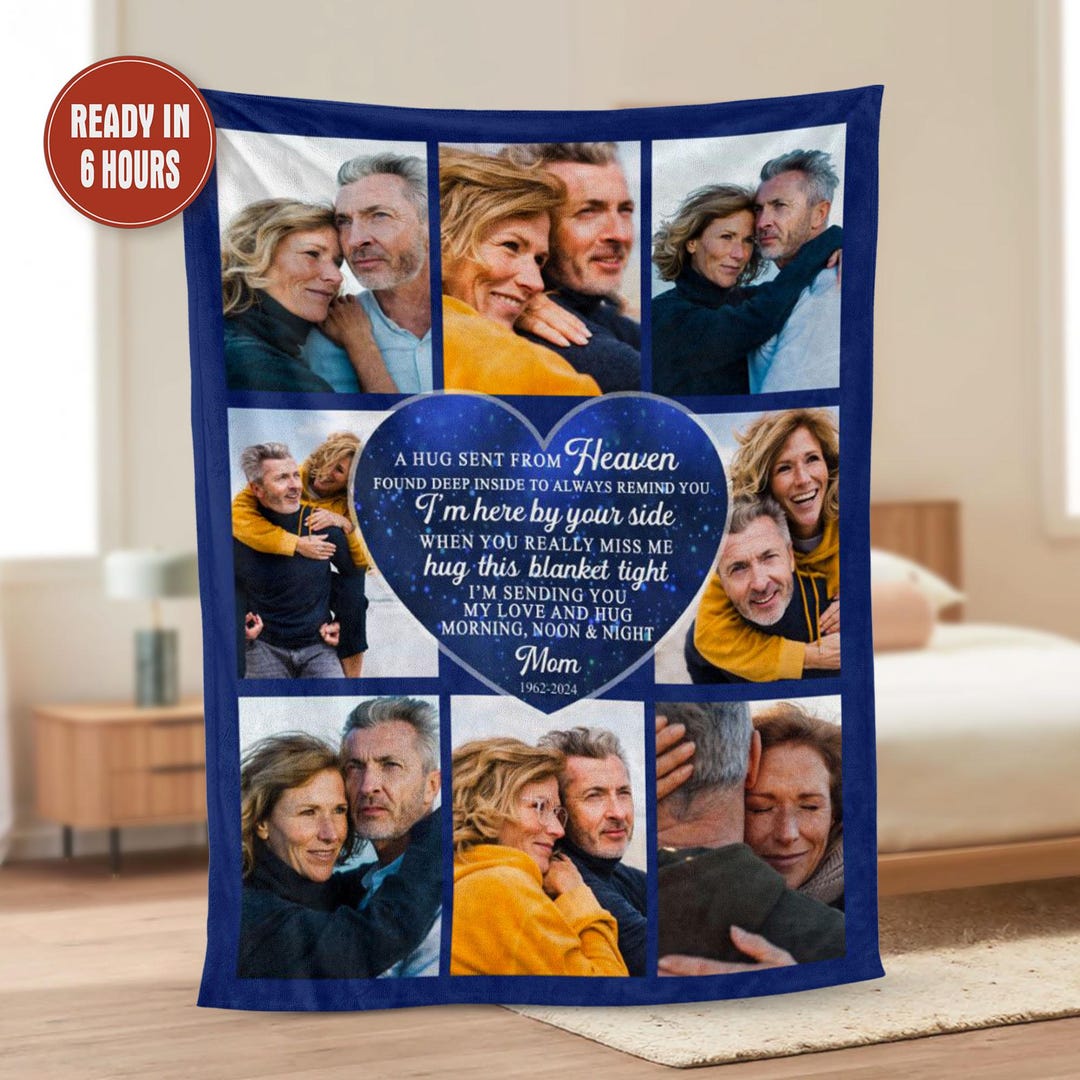 Personalized Memorial For Loved One Blanket For Daughter - A