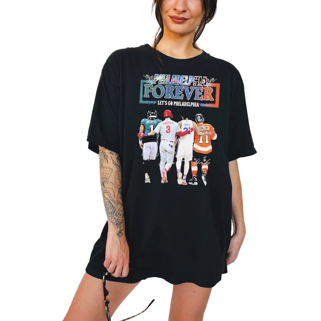 Jalen Hurts Bryce Harper Joel Embiid and Travis Konecny Etsy