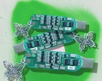 Handmade Cyberpunk Mechanical Circuit Board Hair clip Hair Pins Barrettes Gift for Adult Children Women Girls