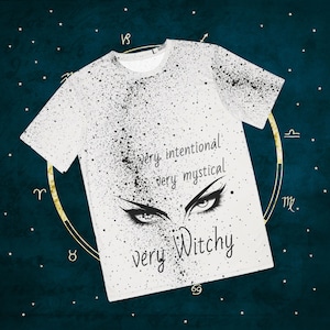 Very Intentional Very Witchy Shirt – Witchy Vibes Tee, Funny Wiccan Shirt, Magic Lover Gift, Casual Witch Aesthetic Tee