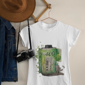 Retro Fujifilm Film Roll T-shirt, Vintage Photography Tee, Camera Lover Gift, Analog photographer shirt