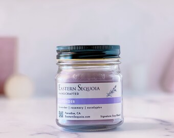 Lavender Candle, 7oz | Signature Soy Blend | Luxury Scented