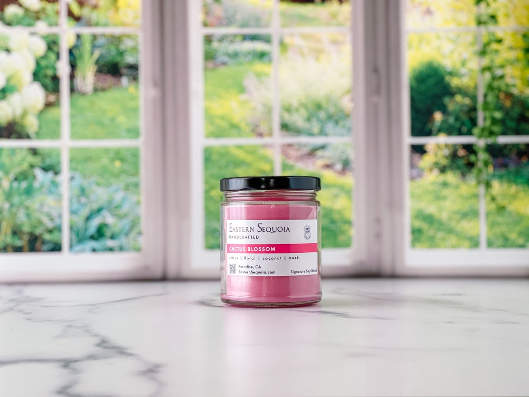 Cactus Blossom Candle, 7oz Signature Soy Blend Luxury Scented Etsy