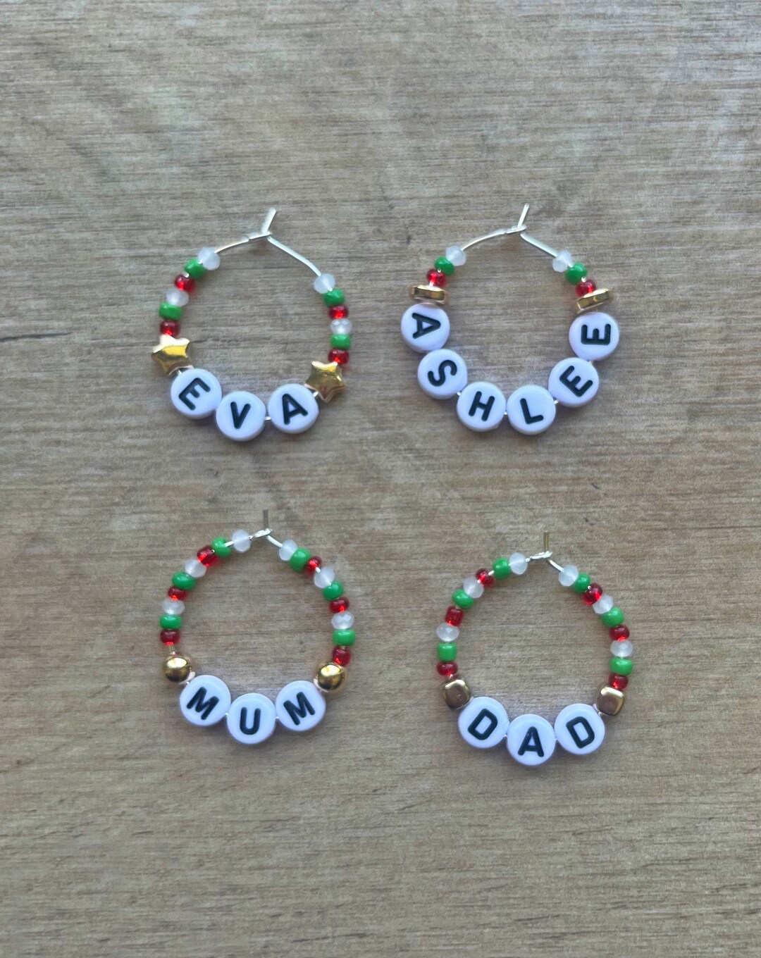 Christmas Gift Tag / Wine Glass Name Tag Etsy