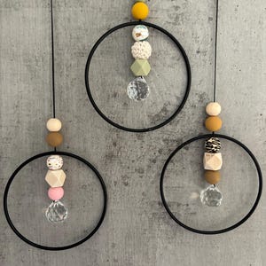 Sonnenfänger mit Metallring | Kristall | Sun Catcher | Sonnenspiel