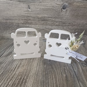 Kerzenhalter mit Einschieber Oldtimer Hochzeit Geschenk Mitbringsel Bild 4