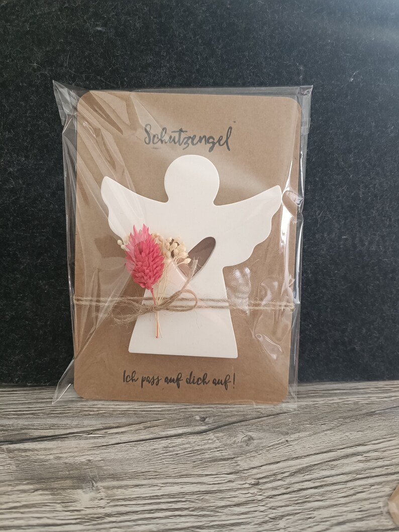 Guardian angel, lucky charm from Keraflott guardian angel gift, souvenir beere,verpackt Folie