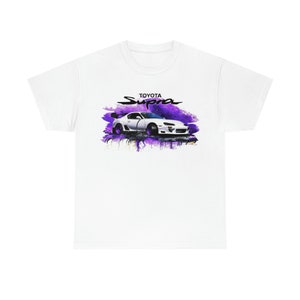 Camiseta de algodón JDM Tuner Toyota Supra