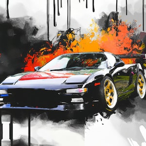 Drift Series Honda/Acura NSX Splash Poster