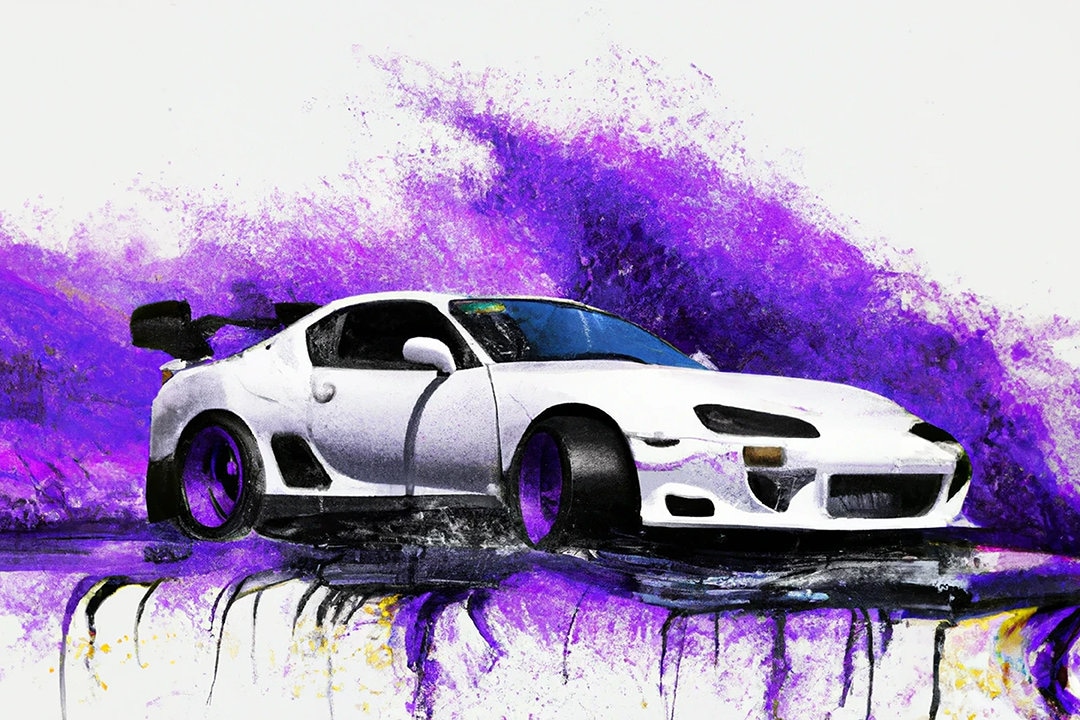 Drift Series Toyota Supra MKIV Splash Poster - Etsy
