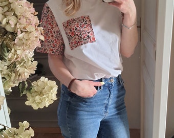 Women's floral pattern t-shirt