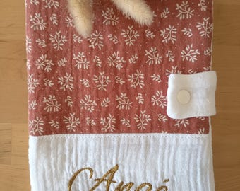 Anaé gepersonaliseerde omslag voor het gezondheidsboekje van je baby, geboortecadeau, kraamcadeau, gezondheidsboekje