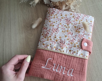 Protège carnet de santé personnalisé modèle Luna