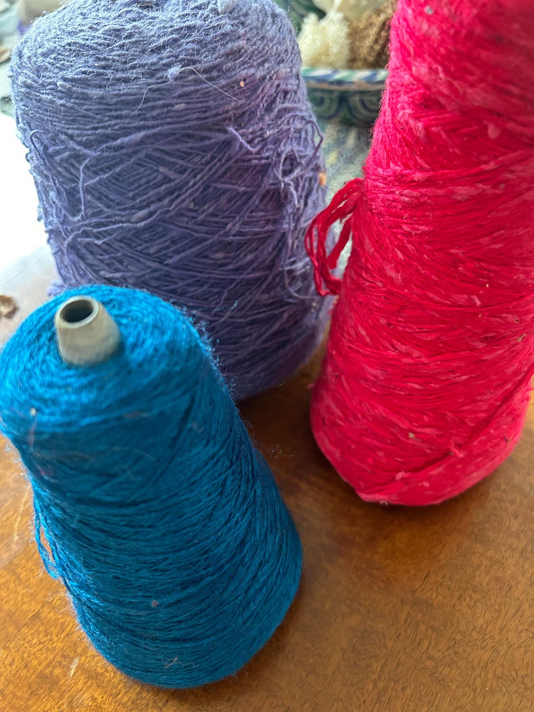 Skeins of Colorful Cotton - Etsy