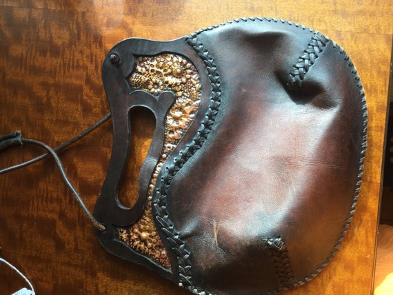 1970's Hand Tooled Shoulder Bag - image 1