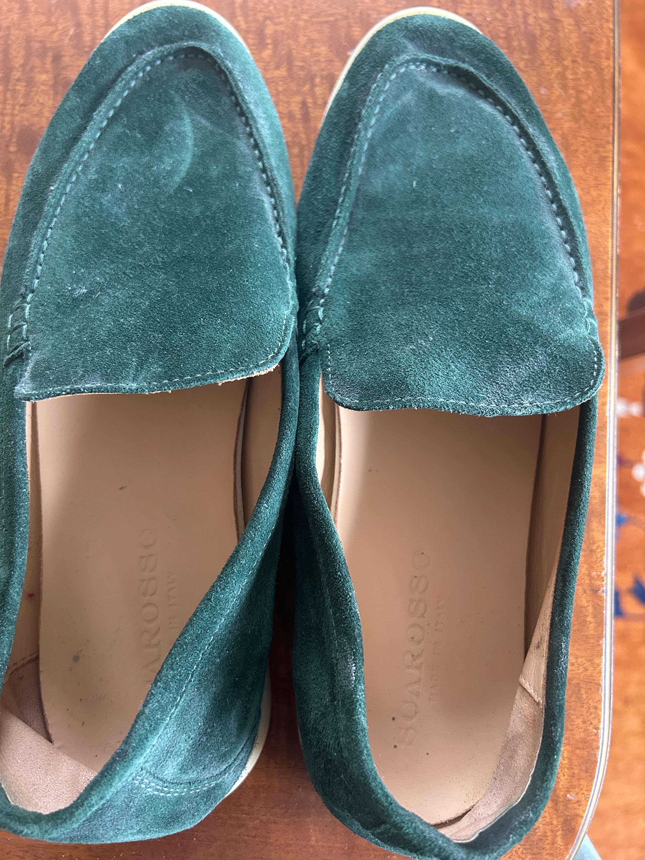 lovely Green Italian loafers size 42/ 9 1/2 CECELIA NEW YORK - LINEAR - LOAFER - FOREST PATENT LEATHER  main image 4