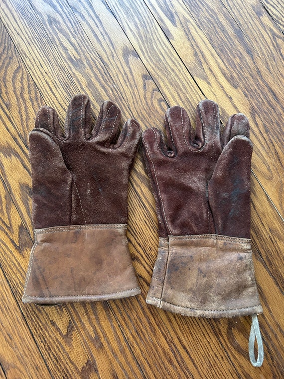 Tough Leather Work Gloves