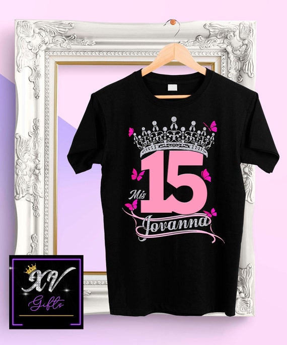 15 Year Old Quinceanera Crown Birthday Girl Cute T-Shirt 15 Year Old Quinceanera Crown Birthday Girl Cute T-Shirt