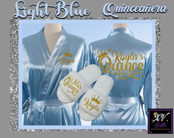 Robe Quinceañara | HELLBLAU | Quinceañon Geschenk