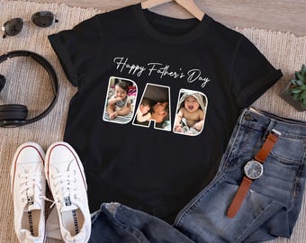 Custom Dad Shirt Portrait From Photo, Personalized Dad Photo Shirt, Custom Photo Shirt For Dad, Father's Day Shirts, Papa Shirt