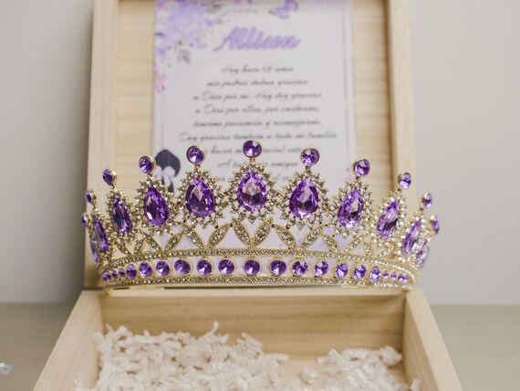 LILA Crown Crystal Bridal Tiara Crown LILA Bridal Tiara