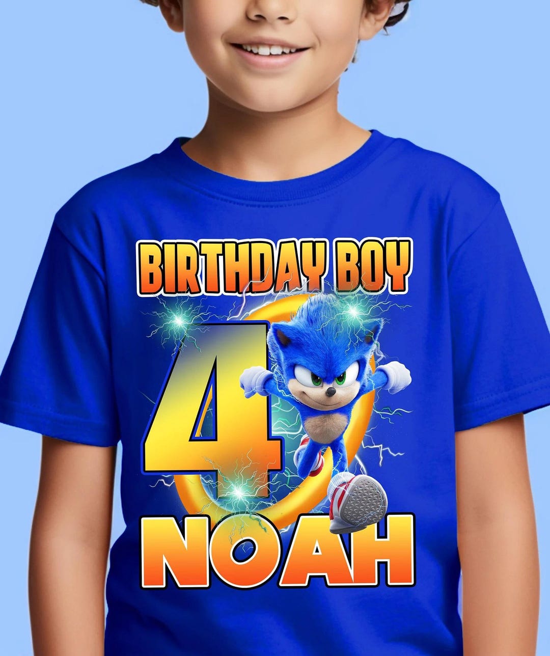 Personalizada Sonic Sonic Camiseta NiÃ±o Shirt Camisas De Sonic