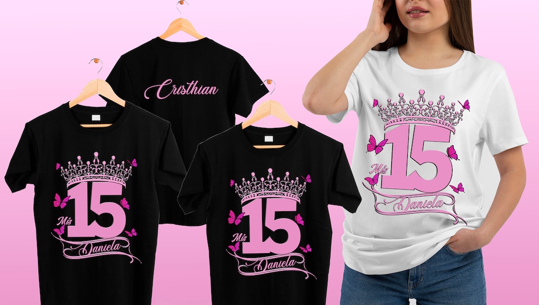 Mis Quince 15 Shirts | Quinceañera | Gift |gifted | Quinceanera