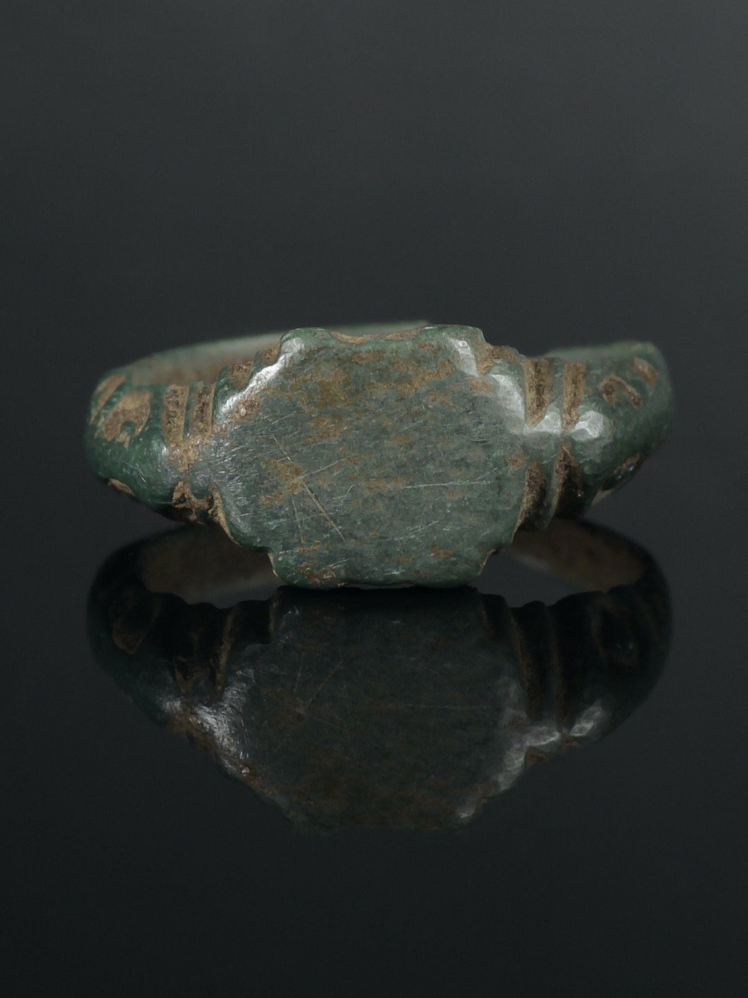 Ancient Rus Bronze Signet Ring, Medieval Artifact (800-1100s) - Etsy
