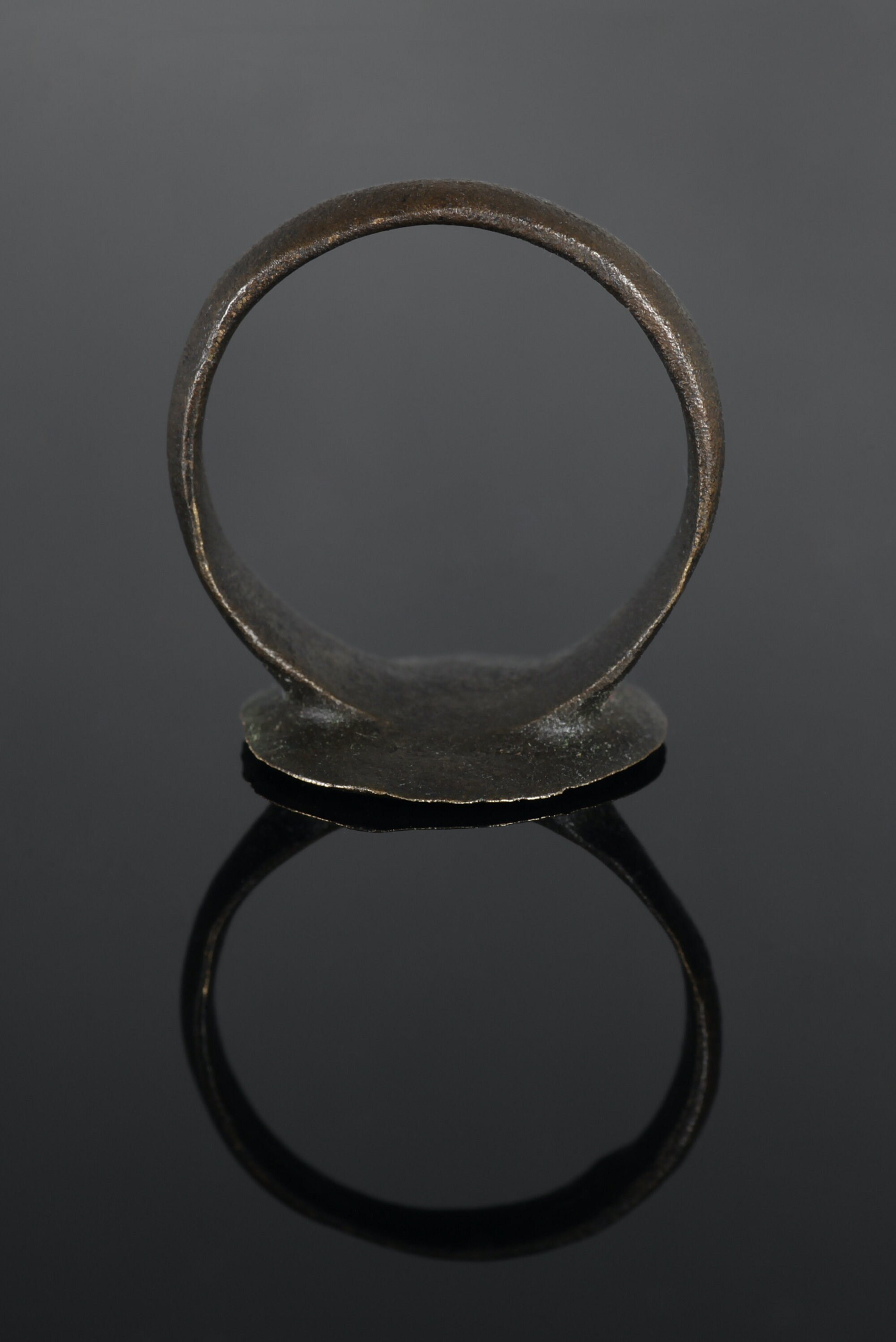 Engraved Bronze Medieval Ring | Flying Beast Artifact, 1400-1600s - Etsy