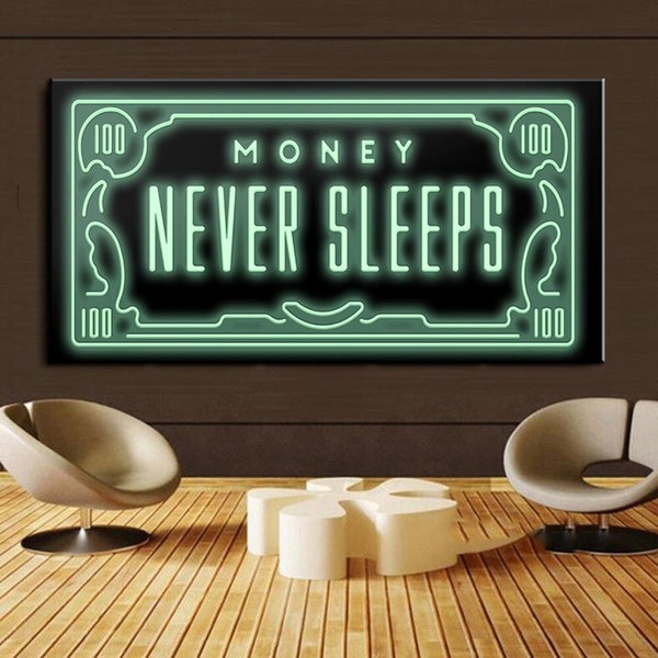 Money Poster Etsy