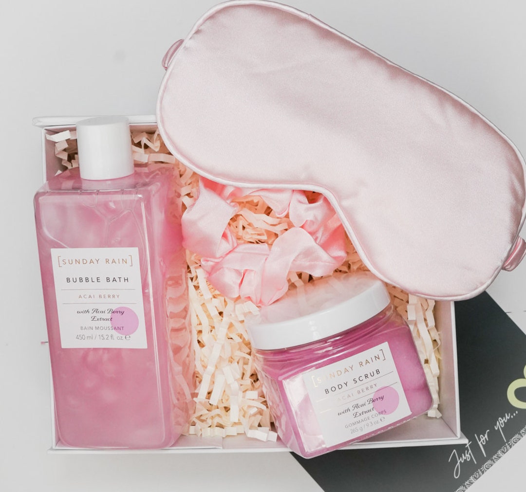 Berry Bubble Bath Gift Set L Bubble Bath Gift L Pamper Hamper L Spa ...