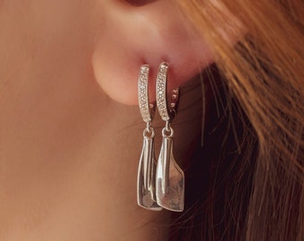 Rowing Jewellery Earrings 925 Sterling Silver // FREE ENGRAVING