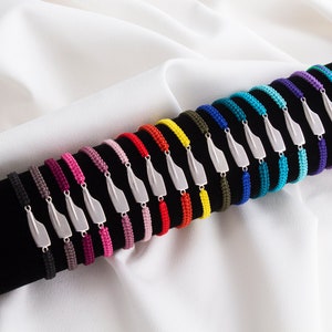 Rowing Oar colorful bracelet 925 Silver // Perfect Gift For Rowers // FREE ENGRAVING