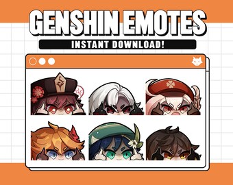 Genshin Impact Emotes: Finger Emote Pack (digitale download)