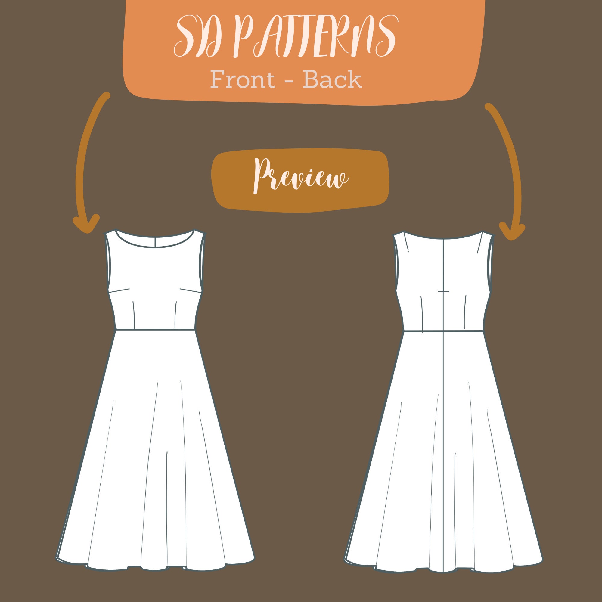 chinese dress ladies Sewing Pattern main image 1