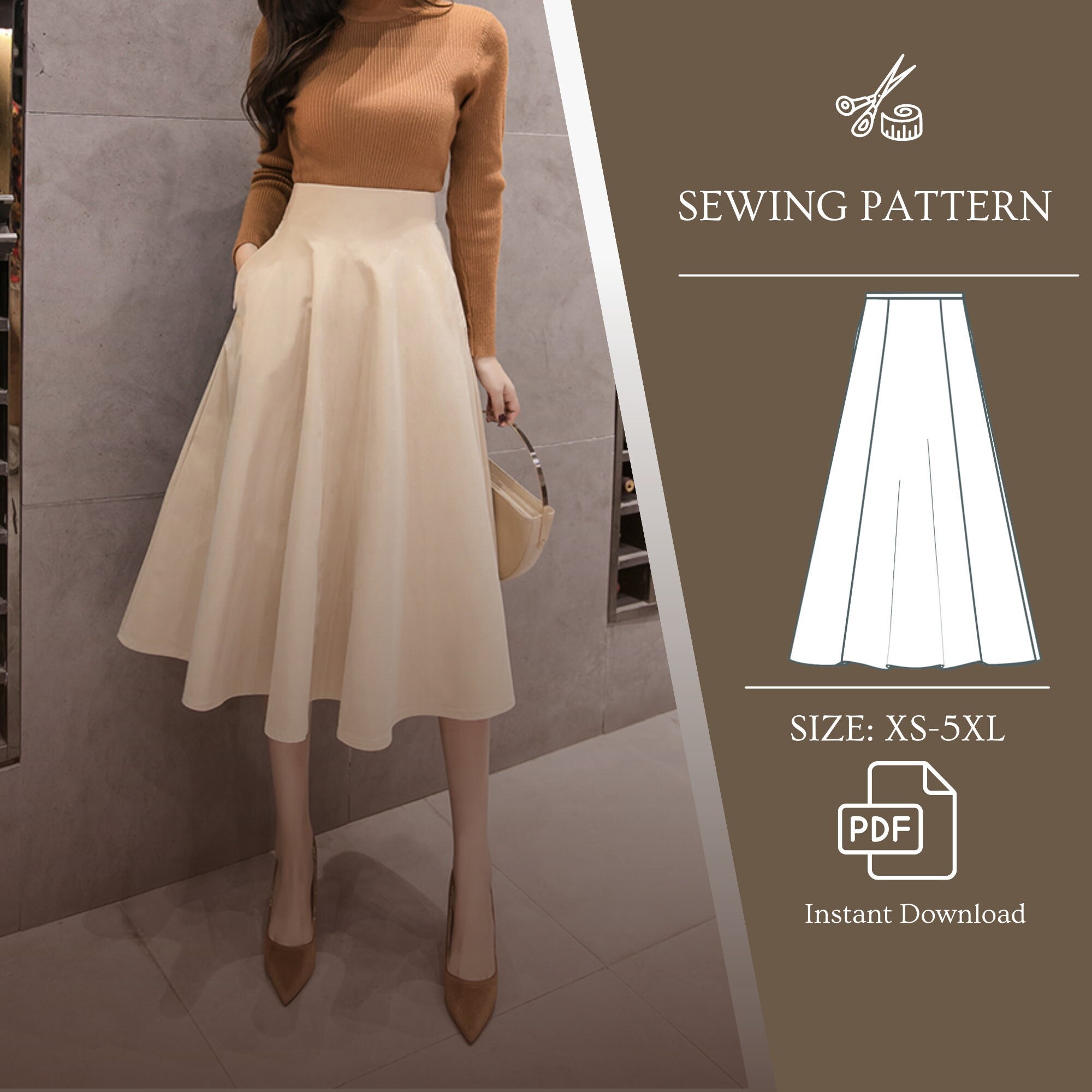 Women's full skirt dress top