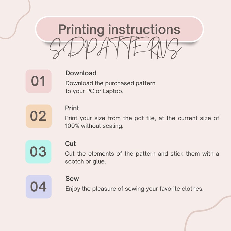 Women sewing PDF pattern, Gathering skirt, smock dress pattern, linen dress, easy sewing dress with pockets, XS to 5XL image 5