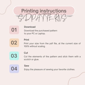 4 Bundle sewing pdf pattern, blouse pattern, vest sewing pattern, jacket pattern, pants pdf pattern for women image 7