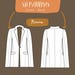 Women Blazer Sewing Pattern, Button Jacket, Pockets Blazer, Classic ...
