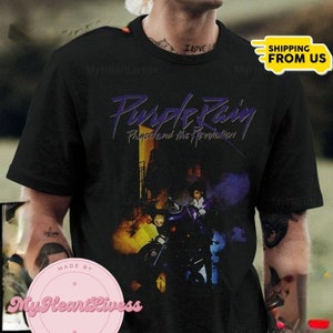 Prince Music Shirt, Purple Rain T Shirt, Hoodies For Men, Prince Purple Music Hoodie, Gift For Prince Fan, Trendy Unisex Tshirt