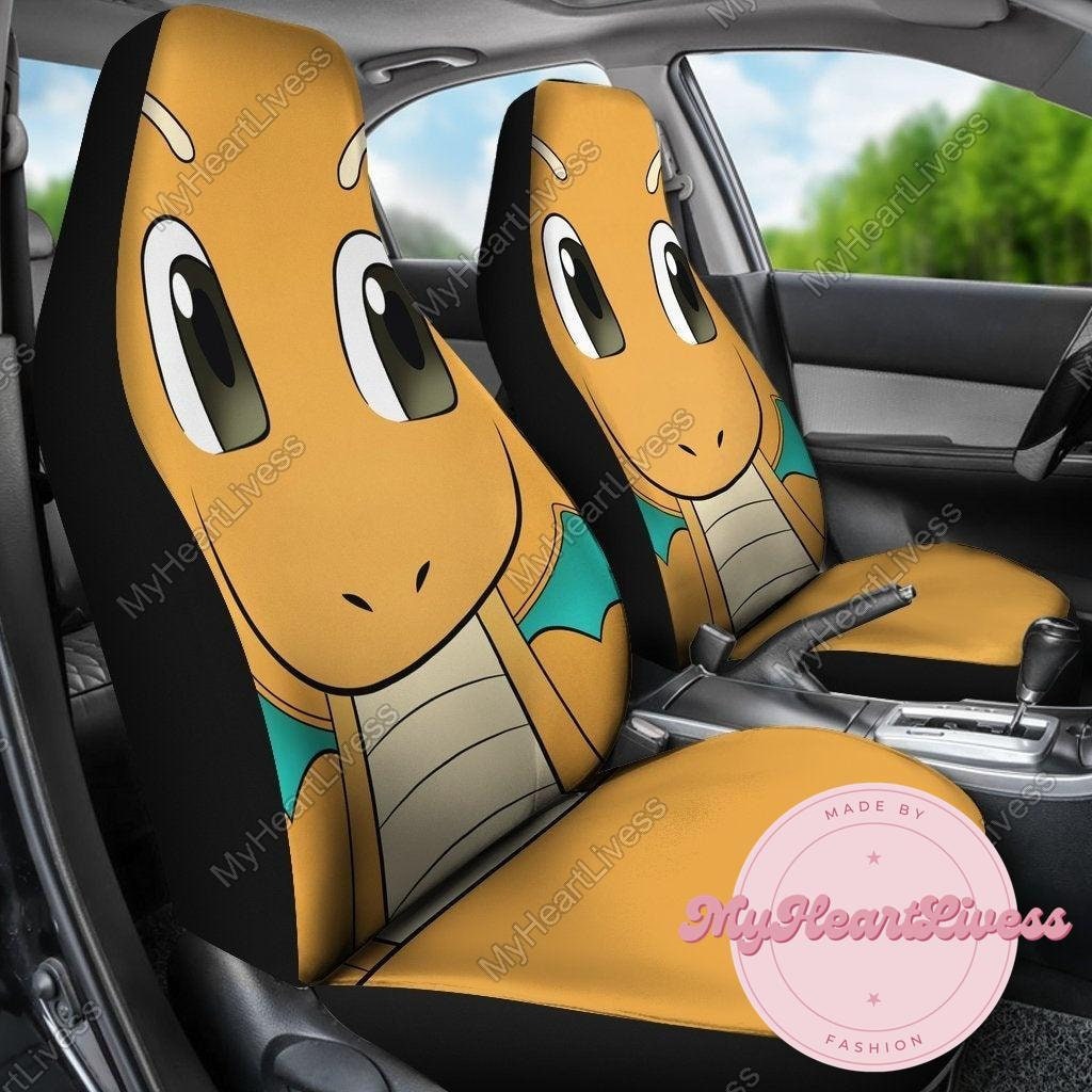 Dragonite PKM Car Seat Covers, Dragonite Car Seat Covers